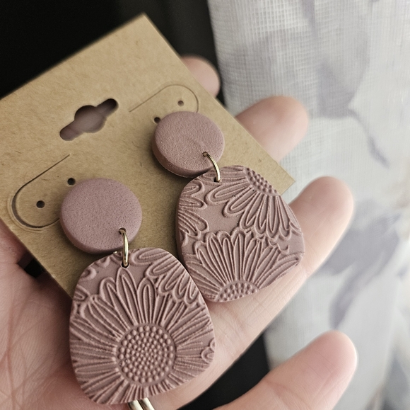 Handmade Polymer Clay Earrings - Picture 2 of 3